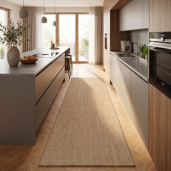 Бежова пътека за открито и закрито 80x250 cm Mira 1450 – Ayyildiz Carpets-image-1