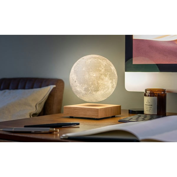 LED настолна лампа в естествен цвят (височина 14 cm) Moon – Gingko-image-3