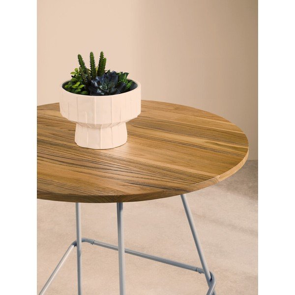 Кръгла трапезна маса от масивен бряст ø 80 cm District – Premier Housewares-image-2