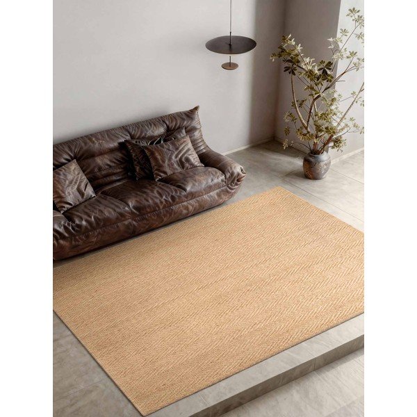 Ръчно изработен ютен килим в светло естествен цвят 200x300 cm Mirabelle – Villeroy&Boch-image-2