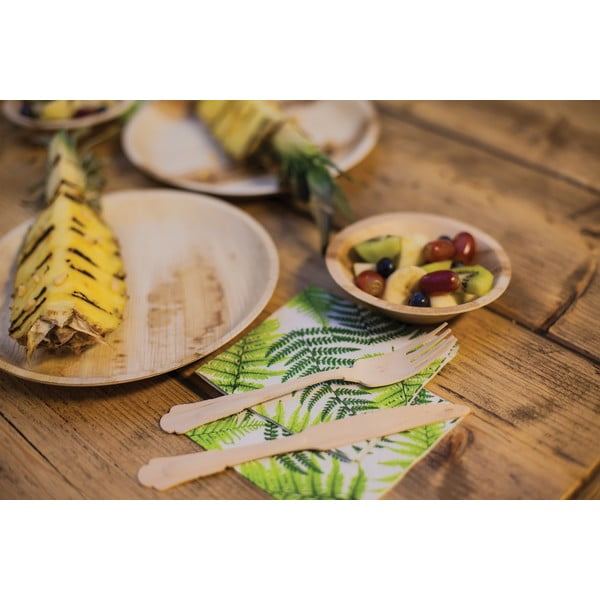 Комплект от 8 подложки за палмови листа за еднократна употреба , ⌀ 17 cm - Esschert Design-image-1