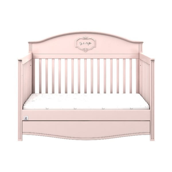 Розово променливо детско легло с чекмедже GoodNight, 70 x 140 cm - BELLAMY