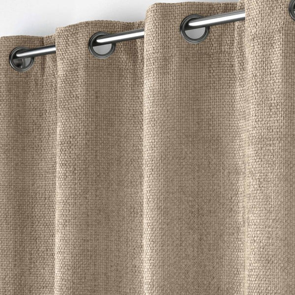 Светлокафяво перде от шенил 140x260 cm Leo – douceur d'intérieur-image-2