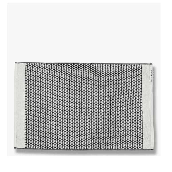 Черно-бяла текстилна постелка за баня 50x80 cm Grid - Mette Ditmer Denmark
