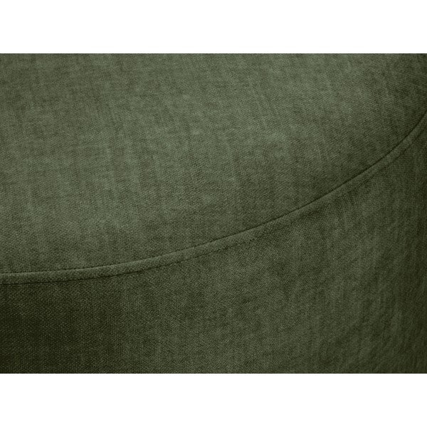 Зелен кадифен пуф , ø 68 cm Debbie - Mazzini Sofas-image-1