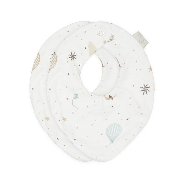 Детски лигавници от органичен памук в цвят слонова кост 2 бр. Dreamland – Cam Cam Copenhagen