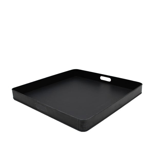 Черна метална табла за сервиране , 60 x 60 cm - LABEL51