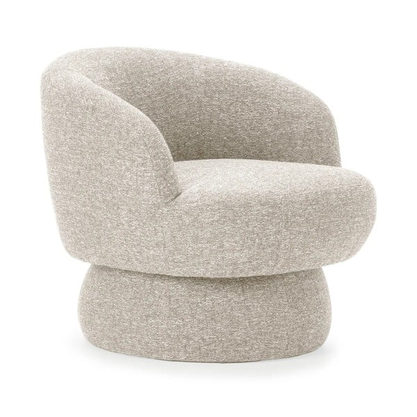 Бежово въртящо се кресло Dali – MOME