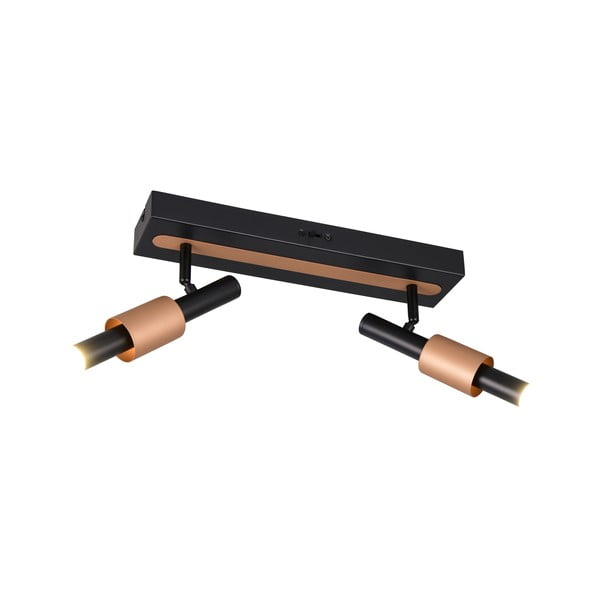 LED прожектор в черен и бронзов цвят 20,5x42 cm Ikaris – Trio Select-image-2