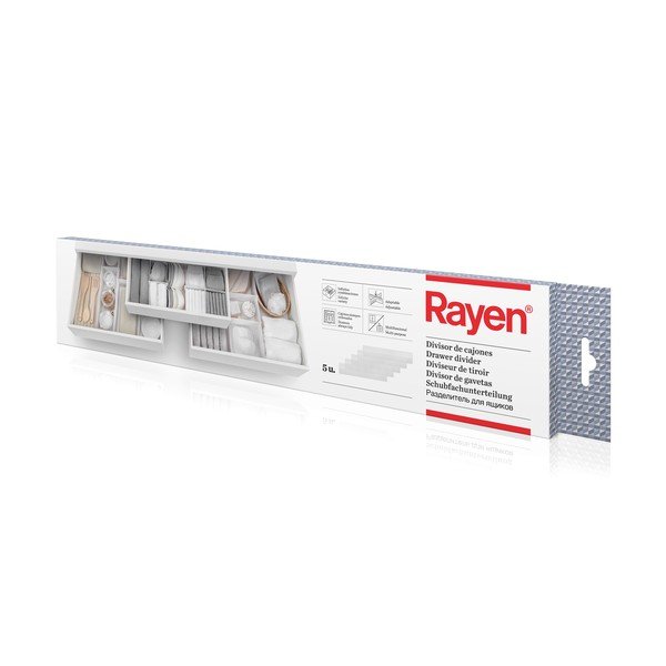 Пластмасови разделители за чекмеджета в комплект от 5 броя - Rayen-image-2
