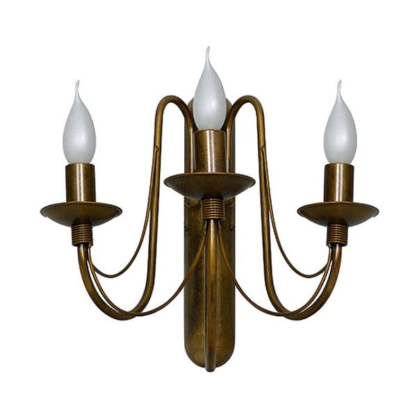 Стенна лампа с три рамена в златисто Elegance - Glimte