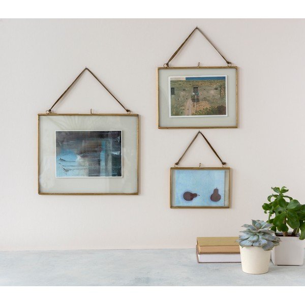 Метална рамка висяща в златисто 20x15 cm – Rex London-image-1