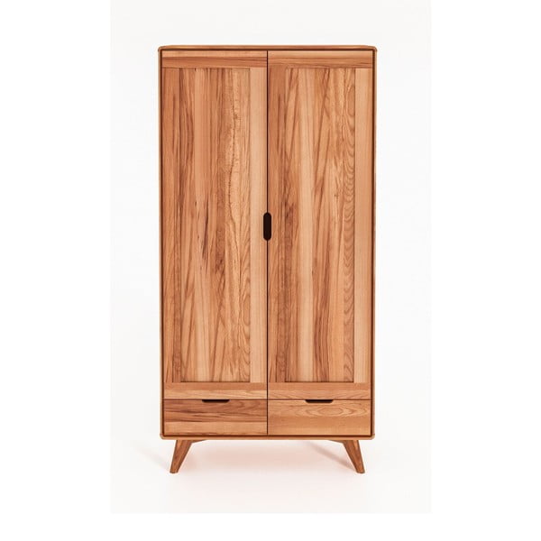 Гардероб от букова дървесина 90x180 cm Greg - The Beds-image-2