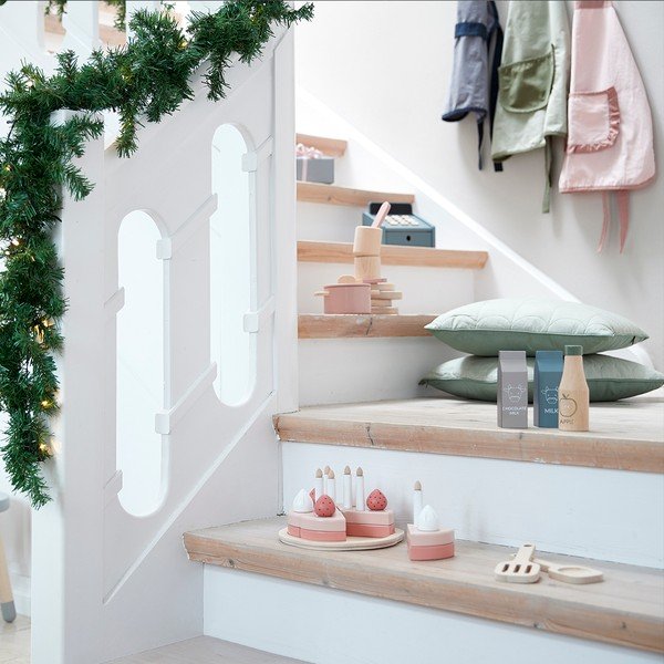 Дървен детски комплект за игра Торта за рожден ден Play - Flexa-image-1