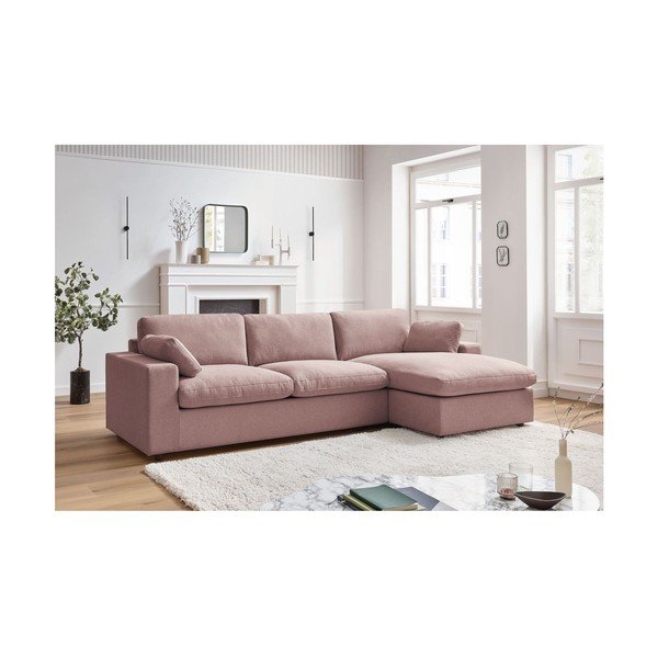 Розов ъглов диван Belair – Bobochic Paris-image-1