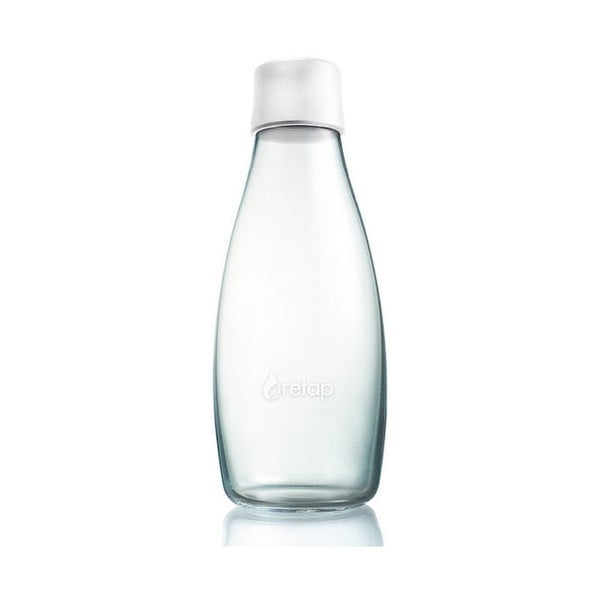 Бяла стъклена бутилка за мляко , 500 ml - ReTap