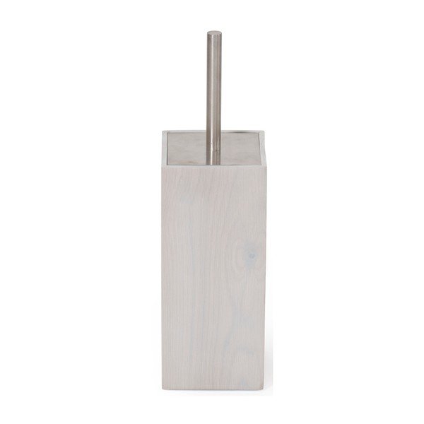 Šedý toaletní kartáč z dubového dřeva Wireworks Mezza-image-1