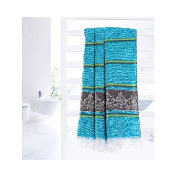 Hammam osuška Loincloth Blue, 80x170 cm-image-2