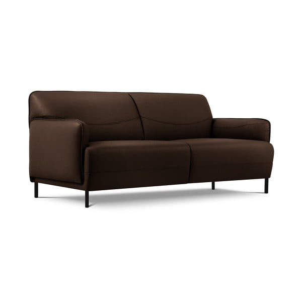 Диван от кафява кожа , 175 x 90 cm Neso - Windsor & Co Sofas-image-2