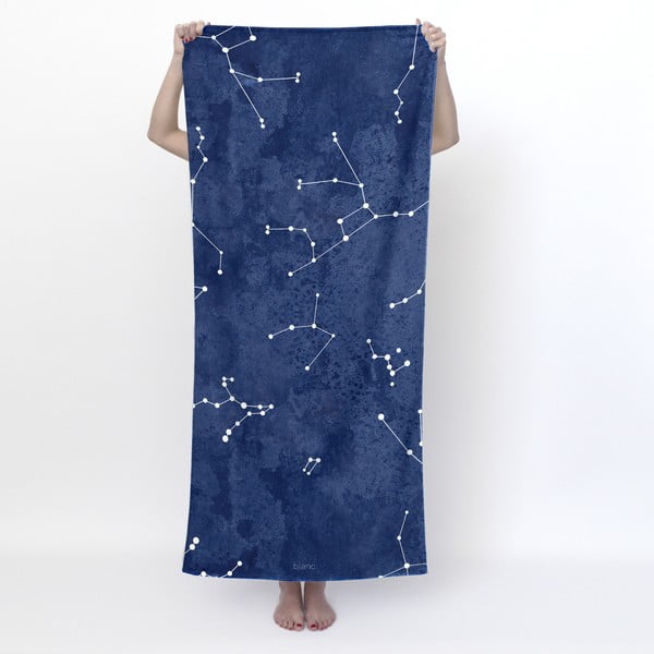 Тъмносиня кърпа 70x150 cm Cosmos - Blanc