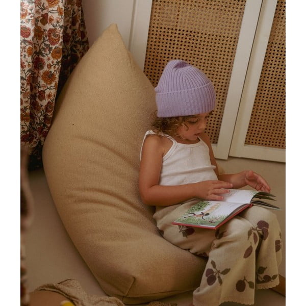 Светложълт детски пуф Cleo Light Honey – Lorena Canals-image-3