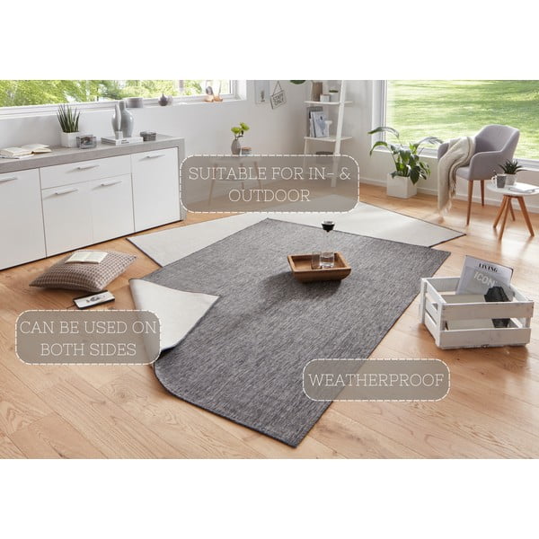 Сив килим за открито , 160 x 230 cm Miami - NORTHRUGS-image-4