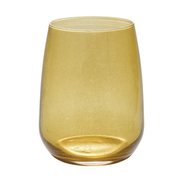 Комплект от 6 жълти чаши Glitter - Villa Altachiara