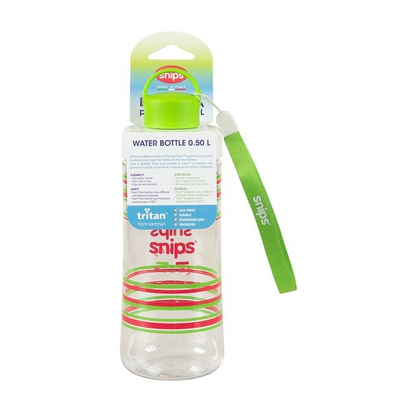 Зелена бутилка за вода Декорирана, 500 ml Italy - Snips-image-1