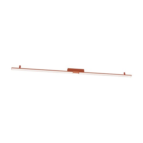 Алуминиево LED осветително тяло за таван в тухлен цвят 4x181 cm LAGOM – Thoro