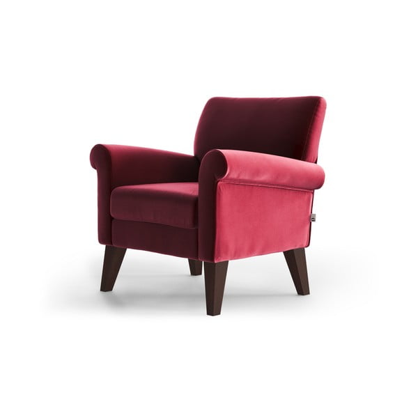 Кресло от червено кадифе Iena - My Pop Design
