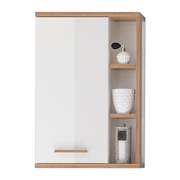 Бял висящ шкаф за баня 51x75 cm Set 923 - Pelipal