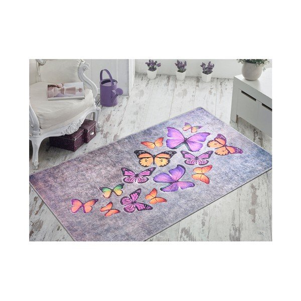 Дълготраен килим Butterfly Madness, 80 x 150 cm - Vitaus