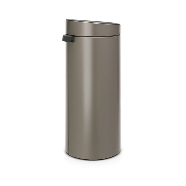 Сиво стоманено кошче за боклук, отваряне с докосване 30 l Touch Bin – Brabantia-image-3