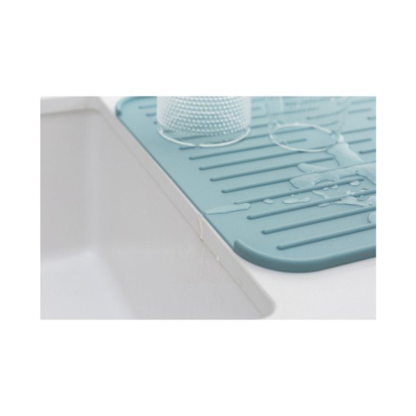 Синя силиконова тава за миене на съдове - Brabantia-image-1