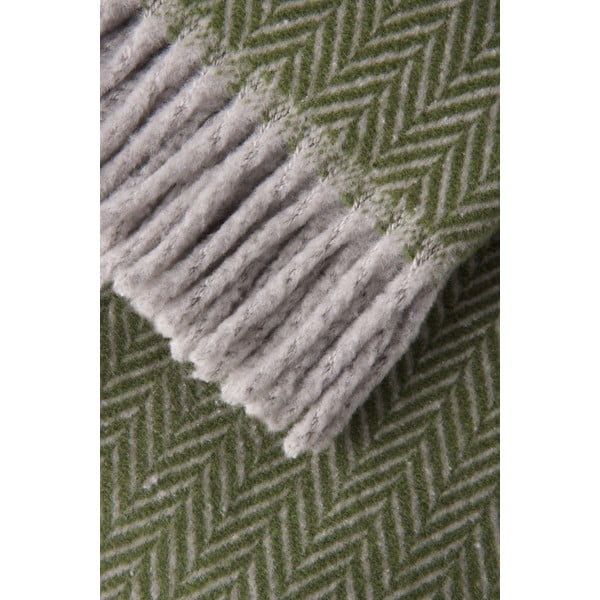 Зелено одеяло със съдържание на памук , 140 x 180 cm Skyline - Euromant-image-2