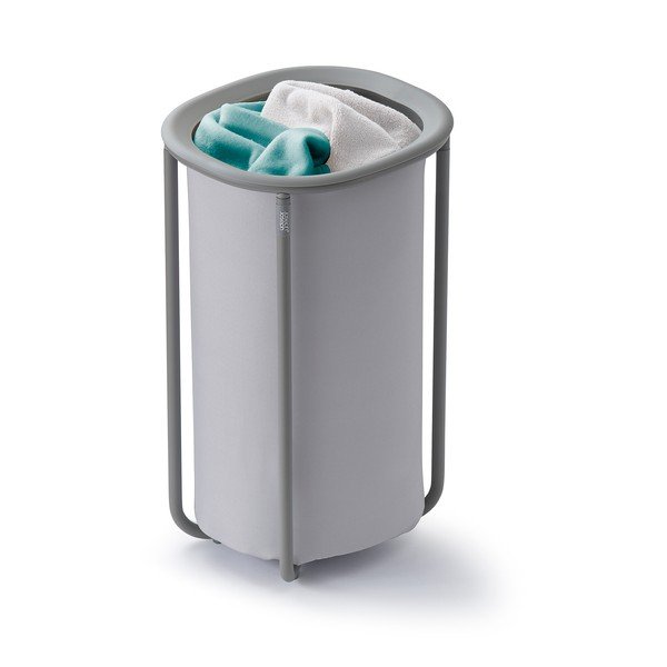 Светлосив текстилен кош за пране 50 l Duo – Joseph Joseph