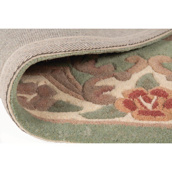 Зелен вълнен килим , 67 x 127 cm Aubusson - Flair Rugs-image-3