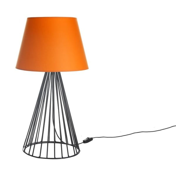 Stolní lampa Wiry Orange/Black