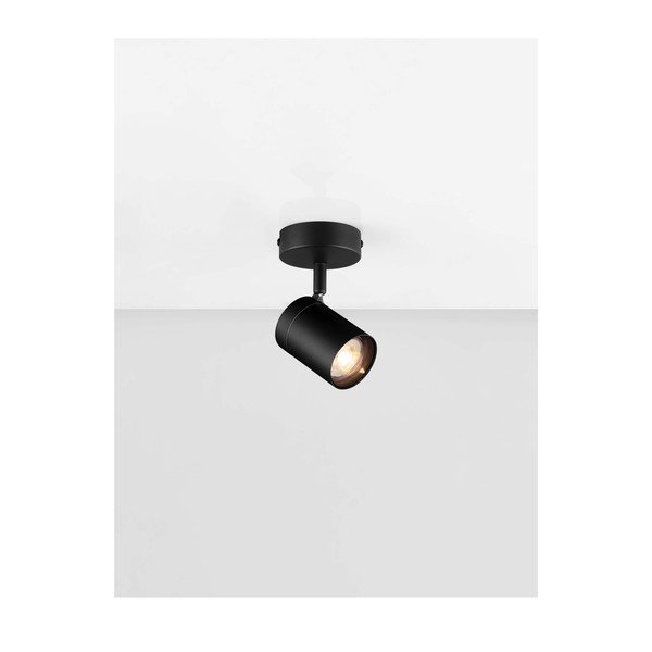 Матово черно метален прожектор с огъваща се структура 12x8 cm Alma – Nova Luce-image-4