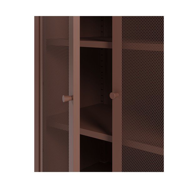 Бордо метално шкафче 70x100x40 cm Fayna – Marckeric-image-4
