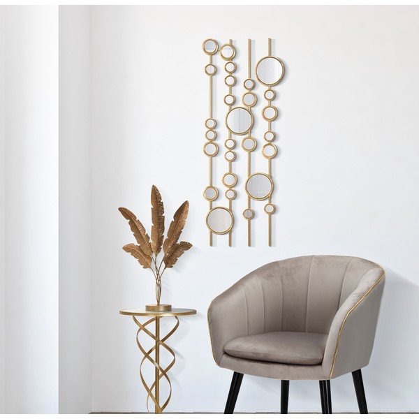 Метална декорация за стена 35,5х90 см Small Mirros - Mauro Ferretti-image-1