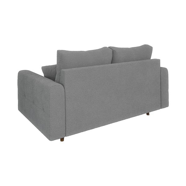 Сив диван от букле 150 cm Ariella – Ropez-image-2