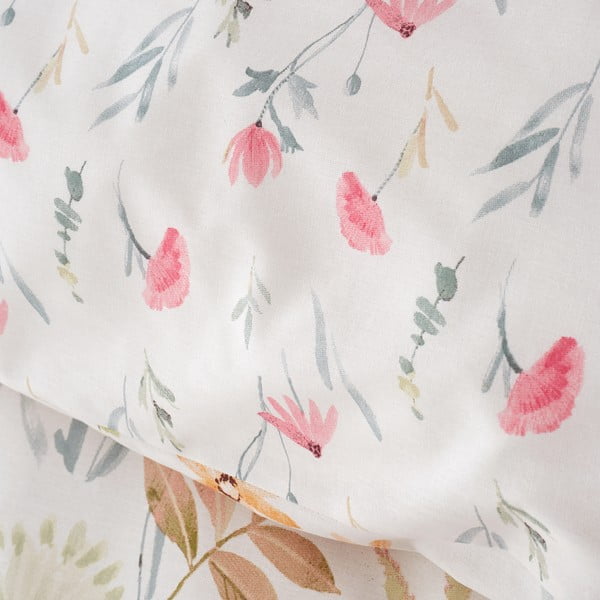 Кремаво двойно  спално бельо 200x200 cm Ella Poppy – Catherine Lansfield-image-4