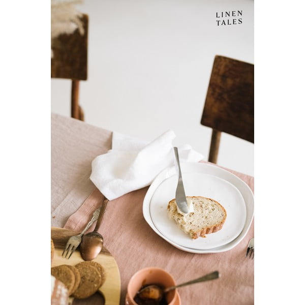 Комплект от 2 бели ленени салфетки - Linen Tales-image-3