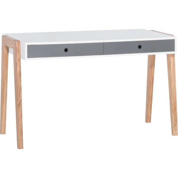 Работна маса в бяло и сиво Concept - Vox