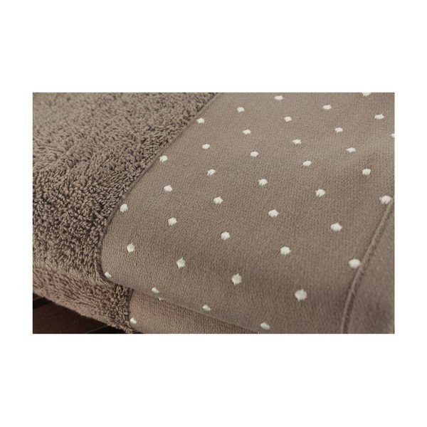 Sada 2 hnědých bavlněných ručníků Patricia, 50 x 90 cm-image-1