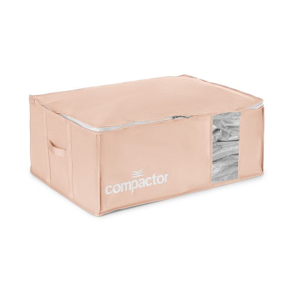 Вакуумна пластмасова кутия за съхранение на дрехи 65x45x27 cm Pink Edition – Compactor