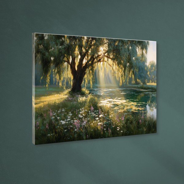 Картина 113x85 cm Sunlit Willow – Styler-image-4