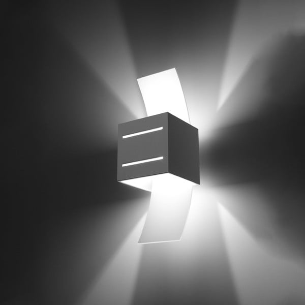 Бяла стенна лампа Carlo – Sollux-image-3