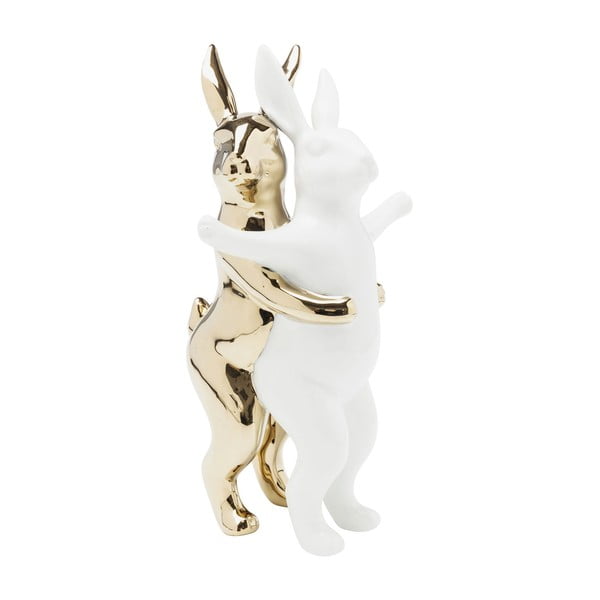 Декоративна статуетка от керамика Hugging Rabbits - Kare Design
